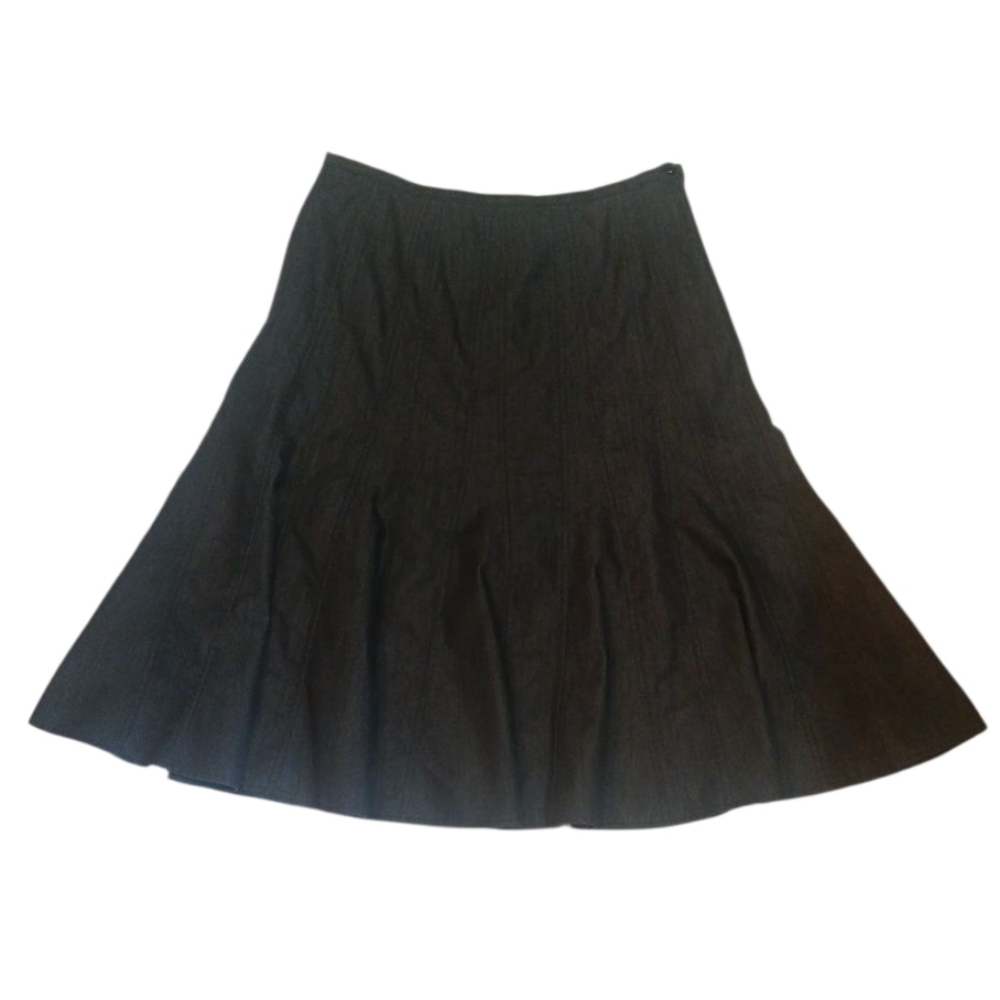 Zac & Rachel Midi A-Line Pleated Skirt